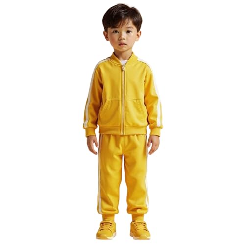 Baby Boy's Clothing Boys Colorblocked Co-ords Set Tracksuit Round Neck and Jogger Pants Set Casual Tracksuit Long Sleeve Fabric: Wool/Fleece/Winter/woolen-picture-21