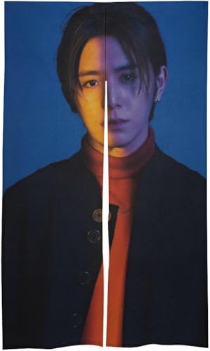 山田涼介 のれん 温泉 ゆ 暖簾 湯 目隠し おしゃれ 間仕切り 玄関 ドア カーテン お部屋 室内 洗面所 四季兼用 かわいい 断熱防寒 目隠し 入り口 86x143cm