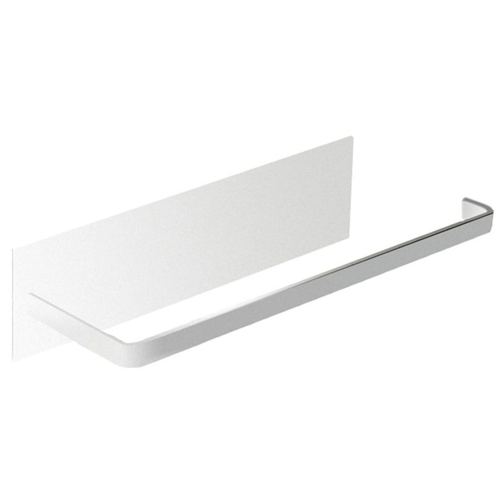 VVW&LIU Magnetic Paper Towel Holder Self Adhesive Toilet Paper Roll Holder Punch-free Wall Mount Metal Tissue Stand for Kitchen Bathr