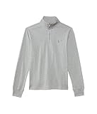 pullover ralph lauren femme Style pull. POLO RALPH LAUREN Cotton Interlock Quarter-Zip Pullover (Big Kid) Pull-Over, Andover Heather, S Garçon