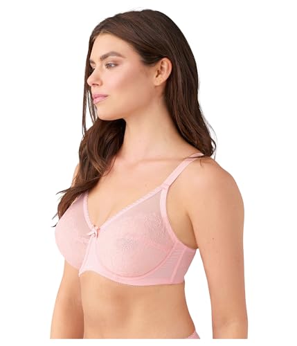 Image of Wacoal Women's Retro Chic Unlined Mesh Full Coverage Underwire Bra, 855186