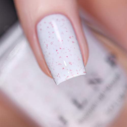 Image of ILNP Clarise - Pastel Baby Blue Speckled Nail Polish