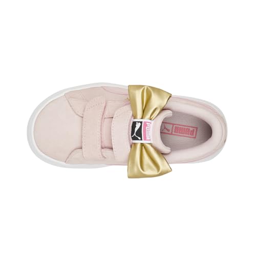 PUMA Toddler Girls Suede Classic Light Flex Bow V Slip On Sneakers Shoes Casual - Pink4