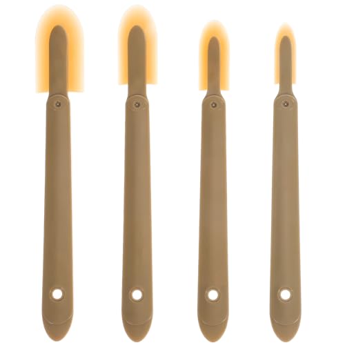 ARTIBETTER 4pcs Caulk Caulking Silicone Sealant Finishing Tool Premium Smooth Rubber Spatula Finisher Grout Sealer Applicator Tool 4 Size Set