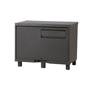 天馬 宅配ボックス 屋外 防水 簡単組立 置き配ボックス 積み重ねても受け取れる 案内ステッカー 簡単設置【..." 