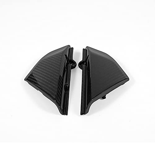 Carénage latéral moto et panneaux en fibre de carbone brillant pour habillage Scrambler