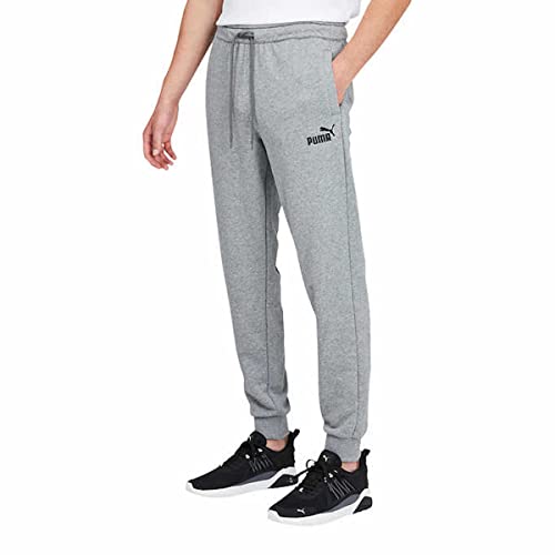 PUMA Men's Cover French Terry Jogger Pant (as1, Alpha, x_l, Regular, Regular, Grey)