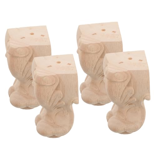 Patas de madera para elevar sofá y reparar aparadores con diseño clásico 2