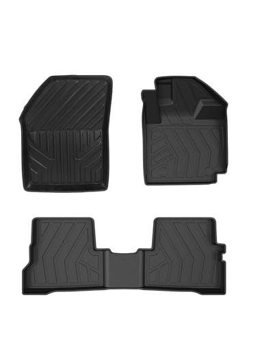 Image of Decode Heavy-Duty TPE Car Mats ? All-Weather, Waterproof, dustproof & Anti-Slip; Made for XUV 700 (Manual, Black). Custom-fit, Easy to Clean, Maximum Protection.