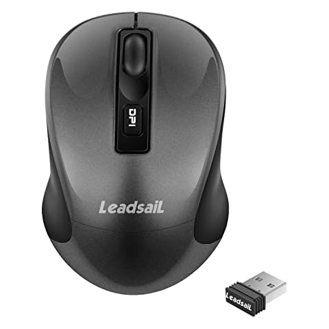 LeadsaiL Wireless Mouse with Quiet Click Cover