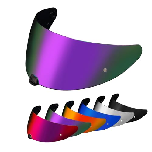 Image of PSLER HJ-31 i70 Visor- i70 Helmet Visor HJ 31Helmet Face Shield motorcycle Shield Accessories Replacement for HJ-31 i70,Deep Purple