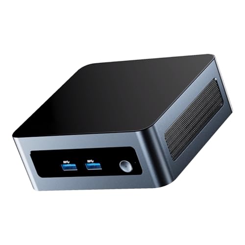 Binxarn Mini PC AMD Ryzen 5 5500U(6C/12T, up to 4.0 GHz), up to 64GB RAM, Support 4K Triple Display, Wifi6 / BT5.2 / Dual HD, Type-C, DesktopComputer forOffice/Home(NO RamNO SSD NO OS)