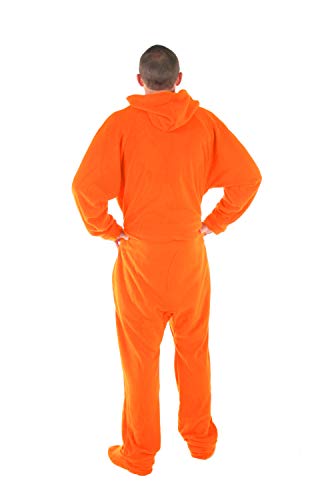 Image of Forever Lazy Footed Adult Onesies, One-Piece Pajama Jumpsuits for Men and Women, Unisex. with Detachable Feet.