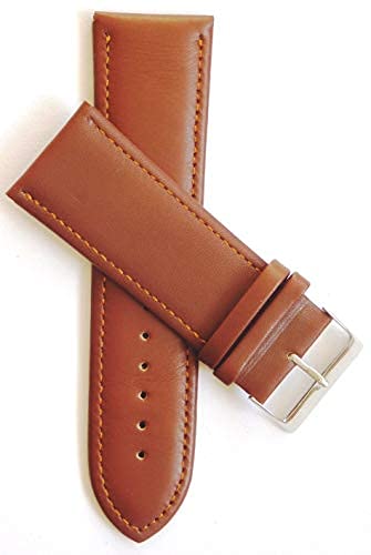 28mm Stech Padded Plain Faux Leather Strap For Watch (Tan) (B07KDS3MXC) Amazon Price History, Amazon Price Tracker
