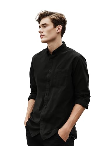 Image of Urbano Fashion Men's Cotton Full Sleeve Regular Fit Casual Solid Shirt
