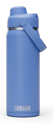 Image of CamelBak Thrive Chug Insulated Stainless Steel Water Bottle, Cold Retention with High Flow Lid for Everyday Hydration and Active Use, 20oz, Sky Blue