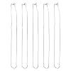 5 Pack 925 Sterling Silver Snake Chain Necklace with Clasp for Jewelry Making, 1.2 mm 28 Inch
