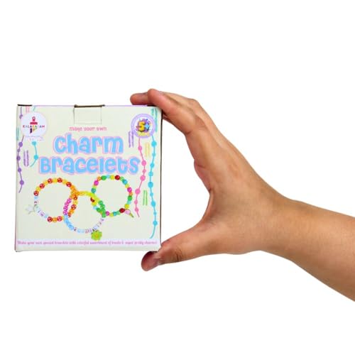 Image of Kalakaram Mini Charm Bracelet Making Kit for Kids - DIY Craft Beads Kit, Bracelet Making Set for Girls Ages 4+, Creative Jewellery Making Kit, Birthday Gift, Return Gift & Party Favor for Kids