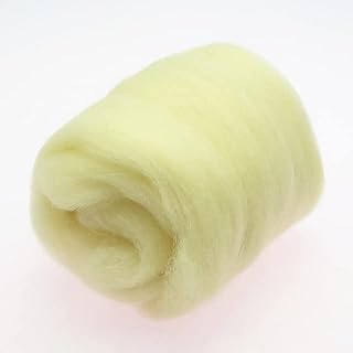 LIUXIN Fibra de Lana de la Serie de Color Amarillo para Fieltro de Aguja, Fieltro húmedo, Fieltro de Lana Hecho a Mano, Materiales para Manualidades DIY