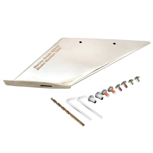 Image of 1903 Skeg Protector Guard for Mercury Mariner 40 50 60 HP 2 & 4 Stroke 1991-Present Stainless Steel Wear Tab 27341