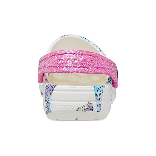 Image of Crocs Unisex-Child Classic Seasonal Print Clogs, Butterfuly Print, 9 Toddler