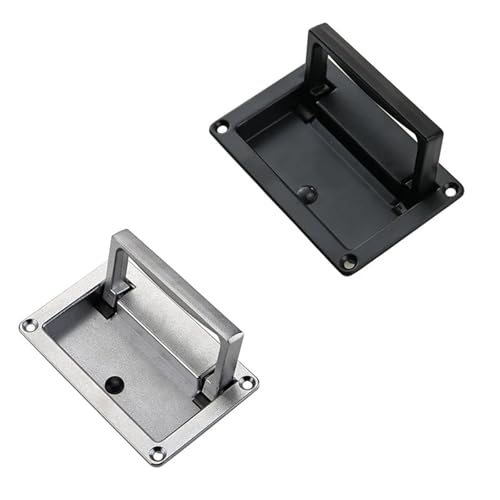 Manijas de aleación de zinc decoradas: herrajes de alta gama en negro de 100mm 4