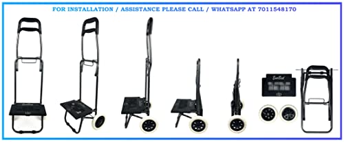 EB EVER BEST-Series Of Bags Foldable Shopping Trolley Bag | 2 Year Warranty | (Blue Chess)