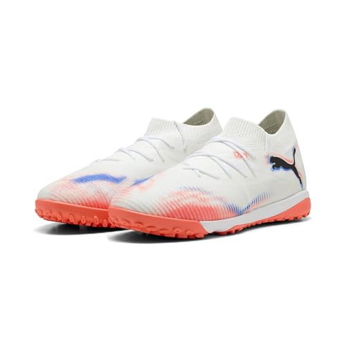 PUMA Botas de fútbol Future 8 Match TT Mujer 37, White Black Glowing Red