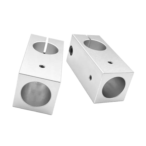 Conector cruzado de eje óptico tipo T y bloque de abrazadera de 20x20mm 4