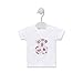 TOUS BABY - Kurzarm-T-Shirt mit zentralem Bär, himmelblau, bedruckt, Strandmuster (3 Monate bis 4 Jahre), Pink 2 Jahre