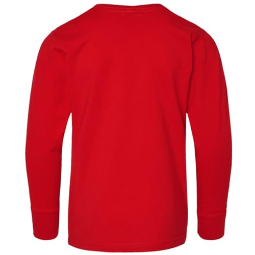 inktastic Football Era Goalpost Graphic Design Youth Long Sleeve T-Shirt2