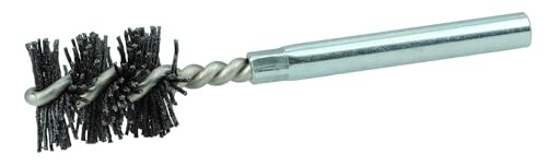 Image of Weiler 21762 Burr-Rx 3 /4 inch-Dia Power Tube Brush.026 /120CG Crimped Fill, 1 inch Brush Length, 3-1 /2 inch Overall Length, Made in The USA (Pack of 10)