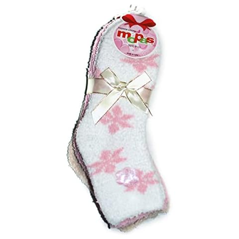 Glass House Apparel Women's Fuzzy Slipper Warm Extra Soft Winter Cozy Ankle Christmas Socks, Multi Color Cover