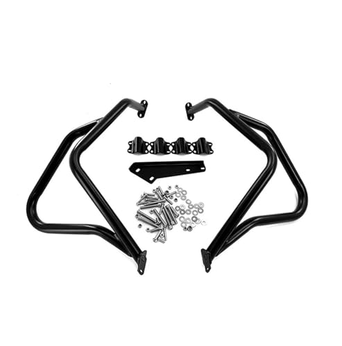 Barre de protection Kawasaki Versys 650 KLE650 crashbar moto noir haut