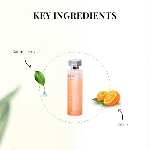 Image of Azafran Active Botanicals Fragrances | Mythique Lime & Mandarin Fragrance For Men & Women | Long Lasting Citrus Fragrance | 80ml