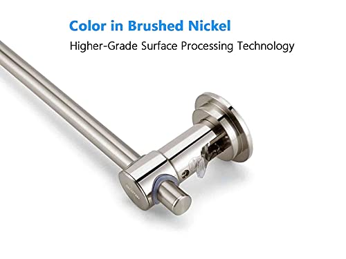 Bopai 24 Inch Suction Cup Towel Bar, Brushed Nickel #TOP2