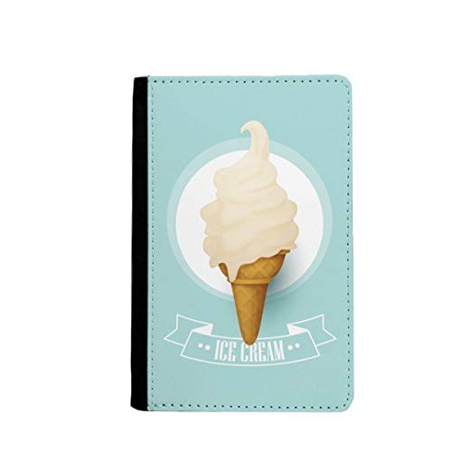Étui passeport voyage motif glaces : Portefeuille compact anti-rayures