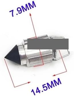 Miniatura 3 de Carburetor repair kit plunger vacuum diaphragm needle valve gasket air screw Fit For Kaw Vulc VN800 Drifter Keih 1995-2006(Dark Grey)