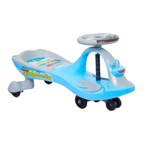 Panda Baby Frog Swing Car for Kids - Panda Design Ride-On Toy with LED Lights & Music - Indoor and Outdoor Baby & Toddler Push Car - Fun and Safe Ride-On Vehicle for Children Ages 1-5 | Blue | (B0D35JN2FR) Amazon Price History, Amazon Price Tracker