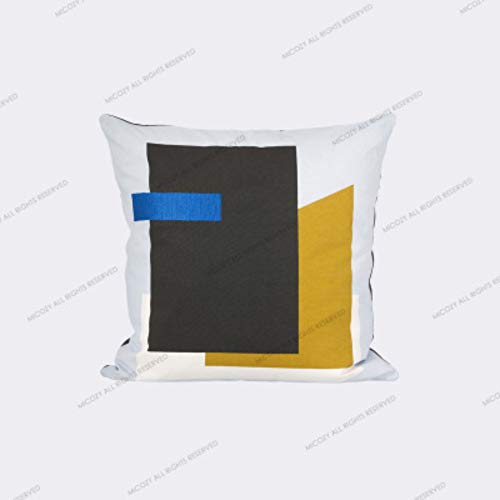 WLLLO Coussin rectangulaire canapé moderne géométrique de qualité - 2