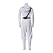 Men’s Storm Shadow G.I.Joe Ninja Adult Cosplay Costume White Battle Suit with Accessories