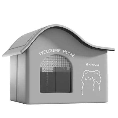 KDBT 夏用 ペットエアコンルーム 猫・中小型犬用 冷房専用ルームエアコン ひんやり涼感 防中暑対策 折りたたみ式 室内外兼用 四季用 冷感ペットベッド 繰り返し使用可能 暑さ対策専用ペットハウス (S(40*32*32cm))