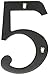 Deltana RN4-5U15 Solid Brass 4-Inch House Number 5 Board