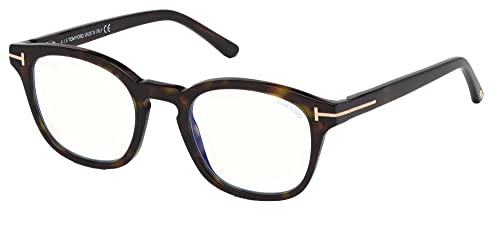 Tom Ford FT 5532-B BLUE BLOCK Havana Havana/Brown Clip-On 49/21/140 unisex Eyewear Frame