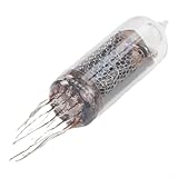 Nixie IN-14 - Orologio digitale con indicatore al neon, con numeri arabi da 18 mm da 0 a 9, struttura in vetro e metallo per progetti fai da te retrò