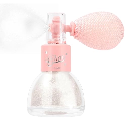 Spray Corporal Purpurina, 7g Spray Brillante con Purpurina, Iluminadores Cosmético Brillante para Mujeres, Fiestas de Disco, Conciertos, Festivales, Halloween y Pintura de Atuendos