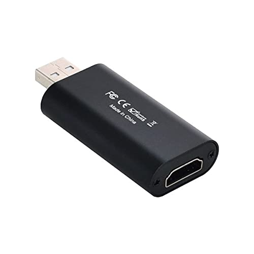 Cable HDMI Hembra a USB 2.0 Transmisión de Vídeo System-S Negro 4