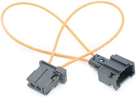 YDC Most System Fiber Optic Loop Bypass Male & Female Plug Adapter Car Diagnostic Kit Optical Fiber Loop Male + Female Connector Compatible with Mercedes BMW