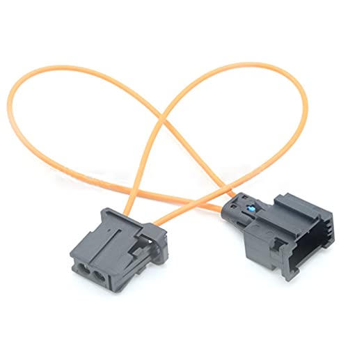 Ydc Most System Fiber Optic Loop Bypass Male & Female Plug Adapter Car Diagnostic Kit Optical Fiber Loop Male + Female Connector Compatible With Mercedes Bmw #TOP3