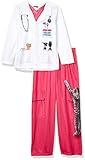 Owl Night Long Women's Costume Pajama Set, Veterinarian, X-Small